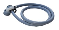 Hadica vystužená PVC prítoková / pripojovacia k práčke - umývačka riadu, L-100cm