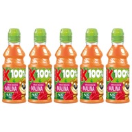 Sok 100% Kubuś Malina marchew jabłko 5x 300ml