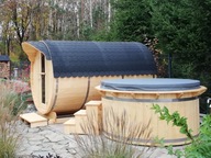 Odkryj Luksus Wellness w Twoim Ogrodzie z Sauna Beczka - sauna ogrodowa