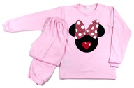 Dievčenské pyžamo 110 Pyžamo ružové Poľský Výrobca z bavlny 100%