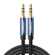 UGREEN KABEL PRZEWÓD AUDIO ZŁĄCZE AUX 2X WTYK MINIJACK 3.5MM W OPLOCIE 0.5M