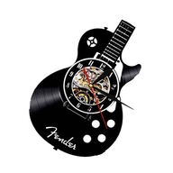 Zegar ścienny w kształcie gitary Zegar ścienny z płytą winylową