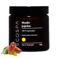 NATURALNE MASŁO JOJOBA TWARZ CIAŁO WŁOSY WYGŁADZA REGENERUJE 50G ECOSPA