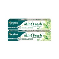 Himalaya Mint Fresh Bylinná zubná pasta v géli Svieži dych 75ml, 2 ks