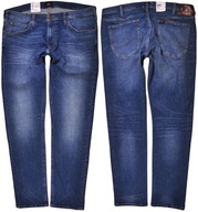 LEE spodnie SKINNY regular BLUE jeans LUKE _ W36 L32