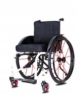 Wózek inwalidzki ALUMINIOWY LEKKI MAŁY aktywny SKŁADANY Reha Fund RF-20