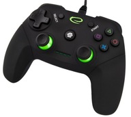 Gamepad Esperanza Vanquisher EGG110K - PC PS3 kolor czarny kolor zielony -