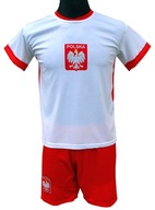 Komplet strój piłkarski Reprezentacja Polski 134cm