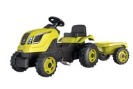 SMOBY traktor z przyczepą XL zielony 710130, SMOBY