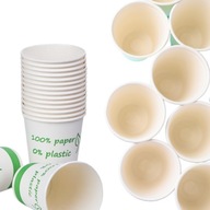 Jednorazové papierové poháre 100% eko 250 ml 50 ks