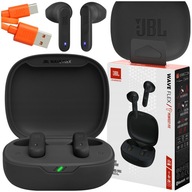 БЕЗДРОТОВІ НАВУШНИКИ JBL WAVEFLEX TWS BLUETOOTH BLACK IP54 ГЛИБОКИЙ БАС