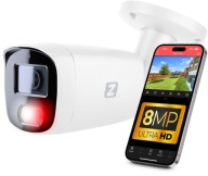 IP kamera PoE megfigyeléshez 8MPx 4K UHD, FÉM IP67 + AUDIO DUAL LIGHT