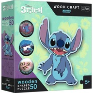 Drevené puzzle Trefl 50 el - Lilo & Stitch 20205