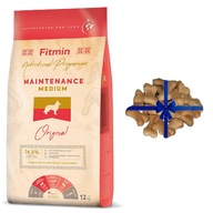 Fitmin Dog Medium Maintenance sucha karma dla psów dorosłych 12kg + GRATIS