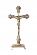 KERESZT ÁLLÓ sárgaréz pasziánsz