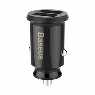 Ładowarka samochodowa USB x2 5V 3.1A BLACK BASEUS