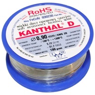 Odporový drôt KANTHAL D ⌀ 0,90mm Hmotnosť: 100g