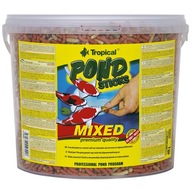 Pond Sticks Mixed Pokarm dla karpi koi w oczkach wodnych pałeczki 5L