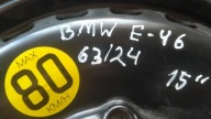 BMW E46 wheel spare 15" 15H2 2150330 125/90R15