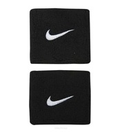 Frotka tenisowa Nike Swoosh Wristbands czarna