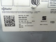 module RADIO navigation SEAT ATECA+KARTA PAMIECI navigation devices 5QA035874