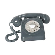 Telefon stacjonarny w stylu retro dekoracyjny