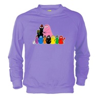 BOBAS BLUZA BEZ KAPTURA LILA FIOLETOWA BARBAPAPA RODZINKA 104/110