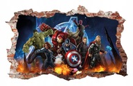 SAMOLEPKY NA STENU Avengers Hulk Ozdoba 115x75 cm