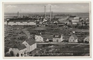 CHOJNÓW (pow. Legnica). Blick auf Papierfabrik