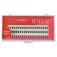 Ibra, Extra Double, Kępki rzęs knot-free, 0,10-8 m