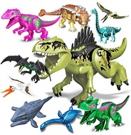 DINOZAURY KLOCKI zabawki dinozaur park dinozaurów dino t-rex trex figurka