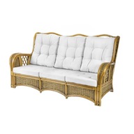 RattaNeo Valencia s29 sofa 3-os rattan naturalny