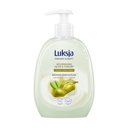 LUKSJA Creamy & Soft Kremowe mydło w płynie 500ml oliwka i jogurt