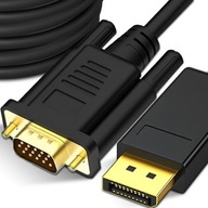 PRZEJŚCIÓWKA ADAPTER DISPLAYPORT DO VGA KONWERTER