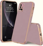 ETUI GLAMOUR DO SAMSUNG A51 5G SILIKON CASE +SZKŁO