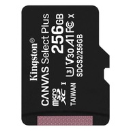 Karta pamięci Kingston microSD Canvas Select Plus 256GB Class 10 UHS-I U3 V