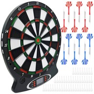 ЕЛЕКТРОННА ДОШКА ДЛЯ ГРИ В ДАРТС 18 РЕЖИМІВ 8 ДРОТИКІВ +4 ВІЛЬНИХ ДРОТИКА