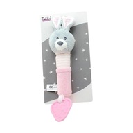 RÓZSASZÍN NYUSZI HANGGAL 17CM