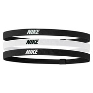 Čelenka Nike Elastic Headbands 2.0 x 3 black/white/black