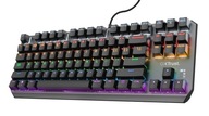 KLAWIATURA GAMINGOWA MECHANICZNA TKL MAŁA RGB