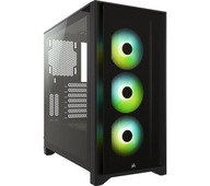 Obudowa do komputera Corsair iCUE 4000X RGB TG Midi Tower ATX Okno Czarna