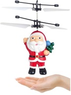 Lietajúci Santa Claus s Darčekmi na USB Ovládanie Rukou Zadarmo Darček