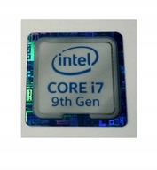 Naklejka Intel Core i7 9th Gen 18 x 18 mm 112e