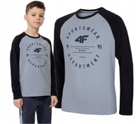 4F LONGSLEEVE T-shirt Koszulka JTSML001 > 164