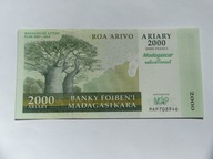 [B0444] Madagaskar 2000 ariary 2007 r. UNC