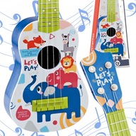 WOOPIE Klasická gitara pre deti modrá 57cm