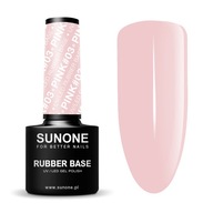 SUNONE hybridný lak Rubber Base Pink 03 5g