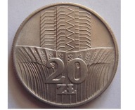 20 ZŁOTYCH 1973 WIEŻOWIEC I KŁOSY BZM *K67*