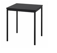 IKEA SANDSBERG Stôl čierny 67x67 cm