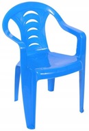 Detská záhradná stolička modrá Tola